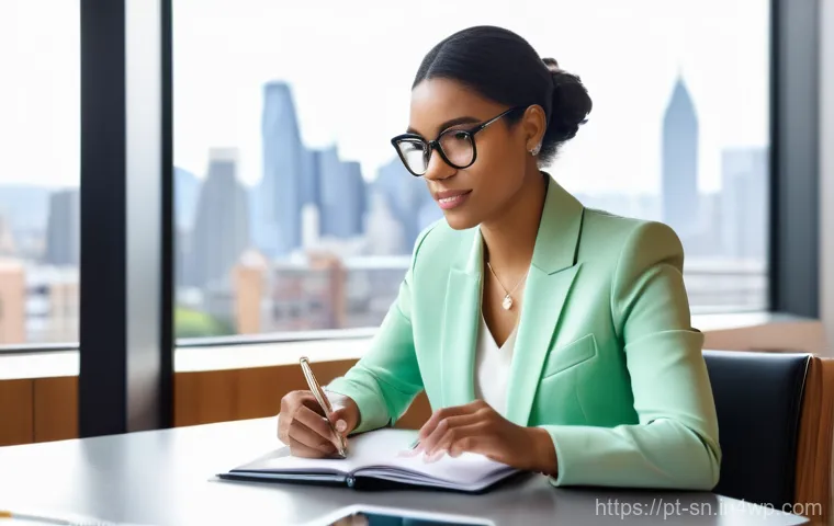 신용 점수와 직업의 관계 - Entrepreneurial Success and Financial Empowerment**
A dynamic female entrepreneur, approximately 28...